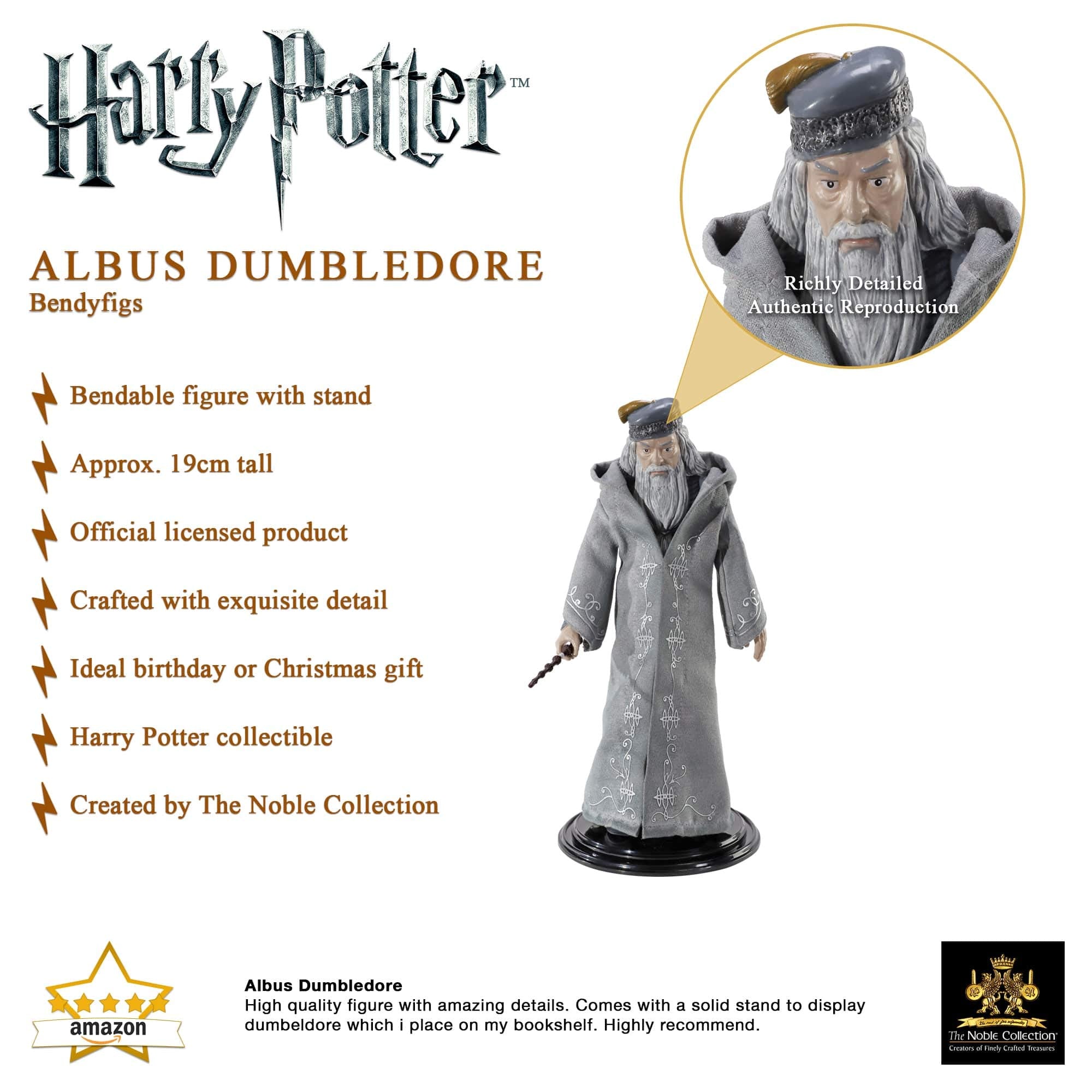 La Noble Collection BendyFigs Albus Dumbledore La Noble Collection BendyFigs Albus Dumbledore